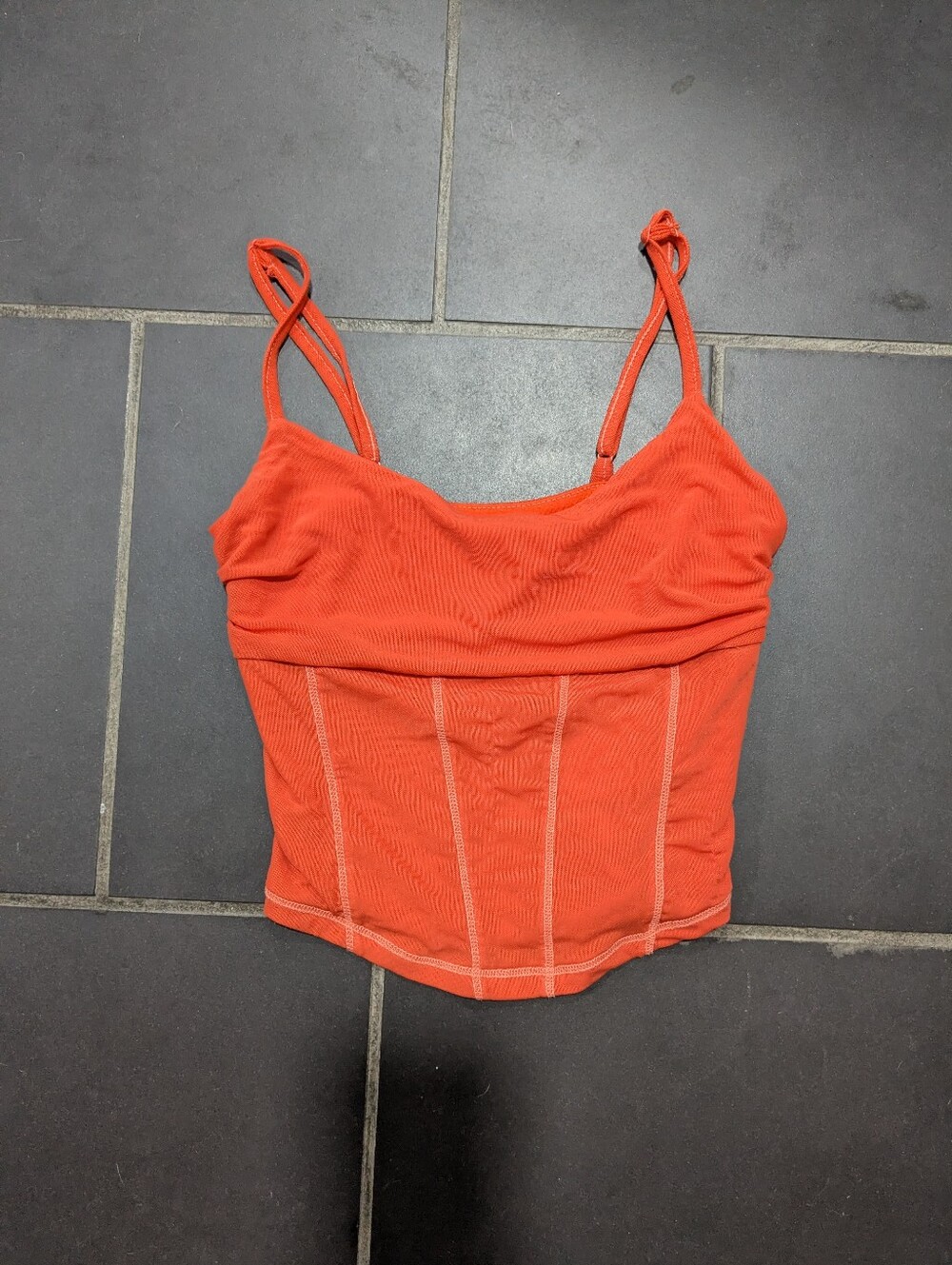 Bustier style crop top